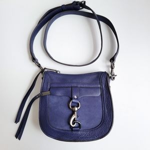 Rebecca Minkoff Blue Saddle Crossbody Bag